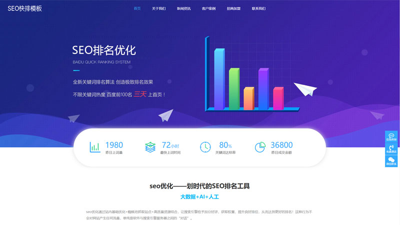 SEO推广网络公司官网源码